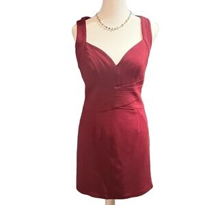Chinese Laundry by Shelli Segal Red Bodycon Dress Or Cocktail Dress size 2